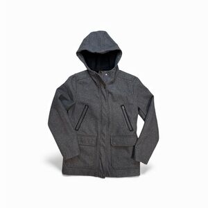 Woolrich Seasons Change Gray XS jacket Chore Barn Workwear Outdoor Wool Blend